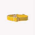 Load image into Gallery viewer, 'Yellow' - Velvet Dog Collar