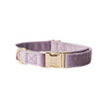 Load image into Gallery viewer, 'Lilac' - Velvet Dog Collar