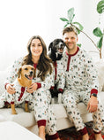 Load image into Gallery viewer, Fun Fam Surfing Santa Pajama (Dog & Kids)