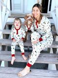 Load image into Gallery viewer, Fun Fam Surfing Santa Pajama (Dog & Kids)