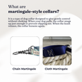 Load image into Gallery viewer, Northstar Celestial Constellation Navy Buckle & Martingale Dog Collar