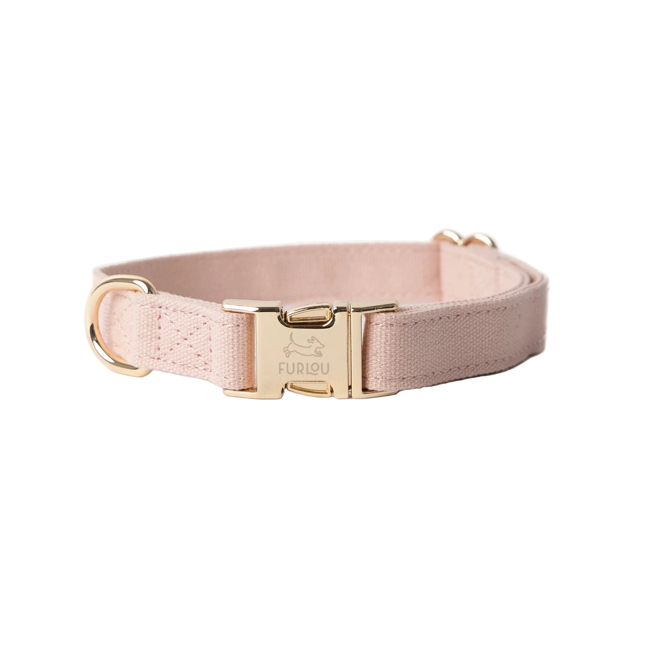 'Powder Rose' - Canvas Dog Collar