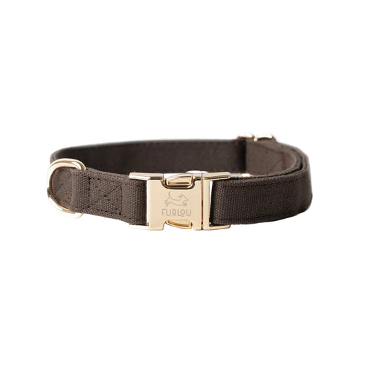 'Brown' - Canvas Dog Collar