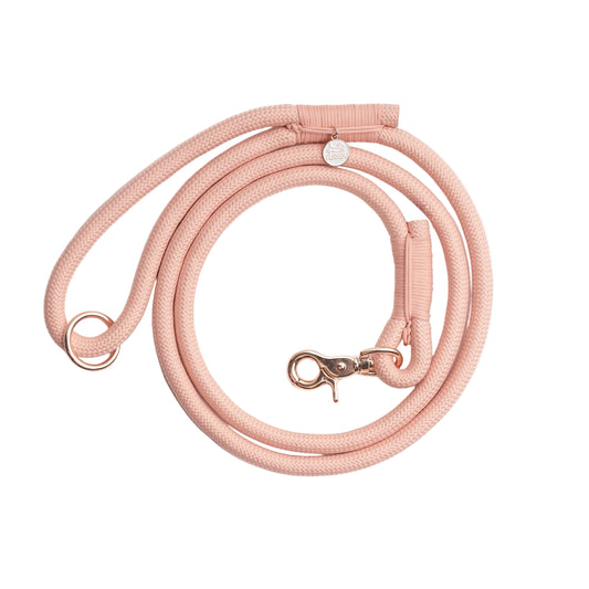 'Powder Rose' - Braided Rope Leash