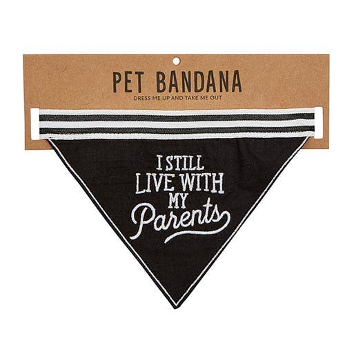 I Still Live With My Parents Dog Bandana