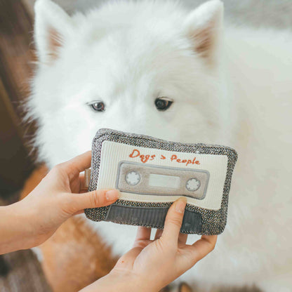 Cassette Tape Enrichment Dog Toy