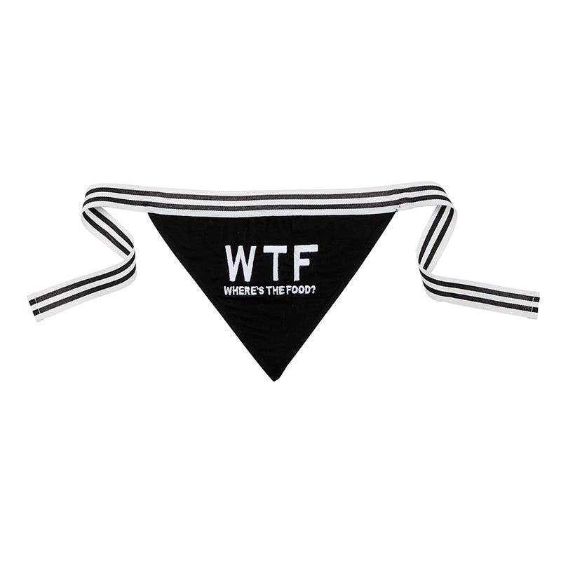 W.T.F. Where's The Food Dog Bandana