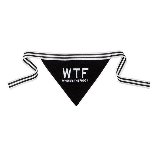 W.T.F. Where's The Food Dog Bandana