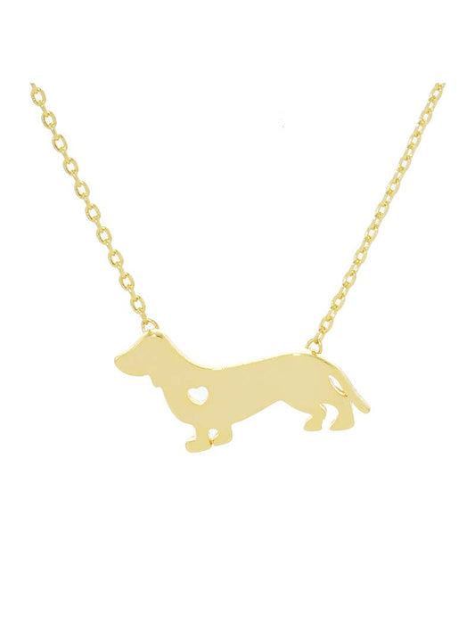 Dachshund Pendant Necklace