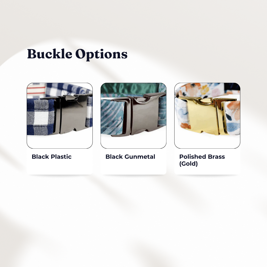 Northstar Celestial Constellation Navy Buckle & Martingale Dog Collar