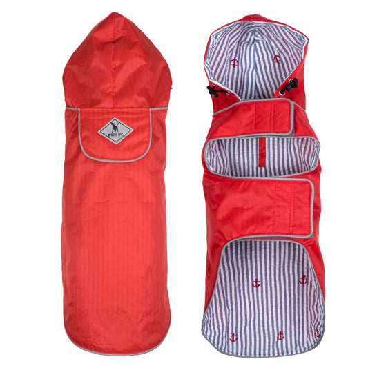 Seattle Slicker Lightweight Water-Resistant Dog Raincoat