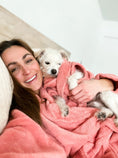 Load image into Gallery viewer, Rose Embroidered Plush Robe
