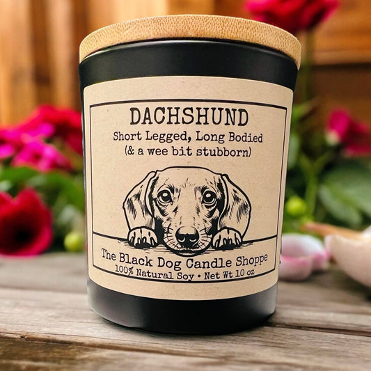 Dachshund Candle