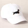 Load image into Gallery viewer, Dachshund Embroidered Cotton Baseball Hat

