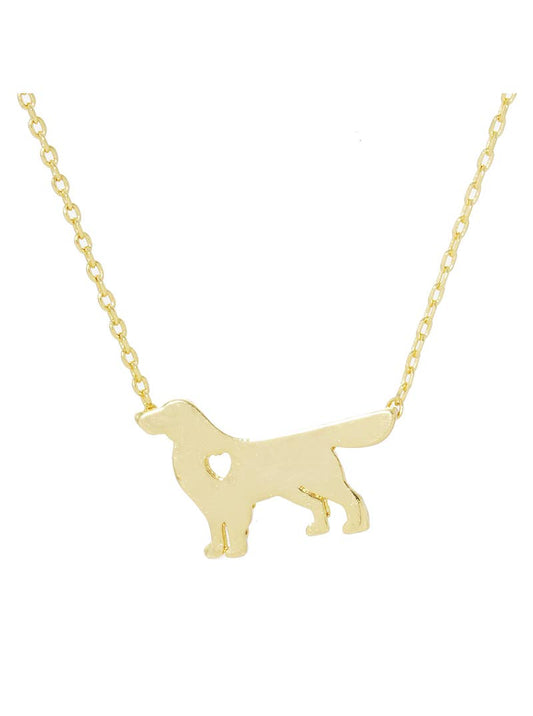 Golden Retriever Pendant Necklace